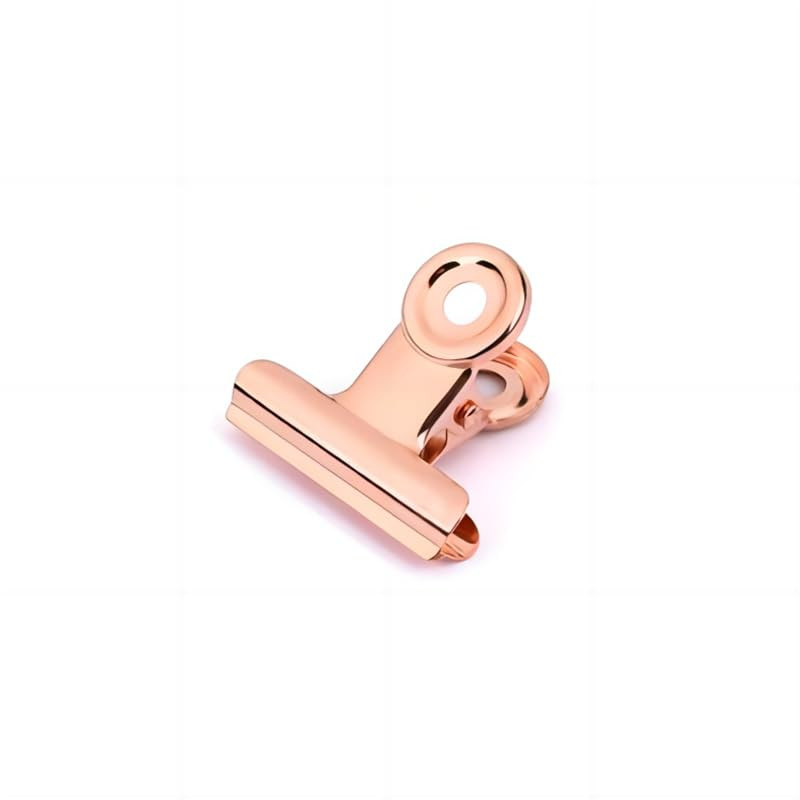 Coideal Petite Pince Bulldog 30 Pièces, 22mm Pince Rose Gold Pinces Metallique Papier Petit Pince Feuille pour Photo, Bureau, Do Coideal Petite Pince Bulldog 30 Pièces, 22mm Pince Rose Gold Pinces Metallique Papier Petit Pince Feuille pour Photo, Bureau, Do