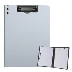 ZMREN Porte Bloc A4 Avec Pince, Porte bloc en plastique format lettre standard A4, avec double clip, pour infirmières étudiants,