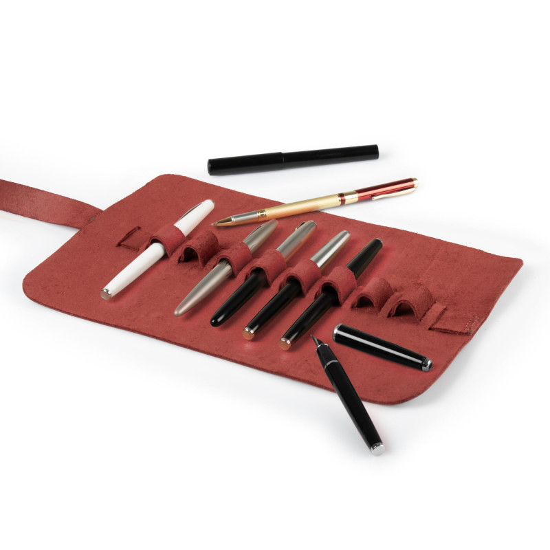 Londo Étui à Crayons en Cuir Véritable, Trousse Roulante – Organiseur à Crayons Élégant, Étui à Stylo, Range-Crayons, Boîte à Cr Londo Étui à Crayons en Cuir Véritable, Trousse Roulante – Organiseur à Crayons Élégant, Étui à Stylo, Range-Crayons, Boîte à Cr