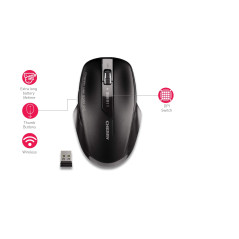 Cherry MW 2310 2.0, Souris sans Fil 6 Boutons, 2.4 GHz RF avec 10 m de Portée, Capteur Optique & Switch DPI, Récepteur Nano USB,