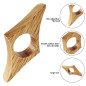Support de page livre signet pour pouce en bois de noyer naturel fait à la main - cadeaux pour les amateurs de livres - porte-li Support de page livre signet pour pouce en bois de noyer naturel fait à la main - cadeaux pour les amateurs de livres - porte-li