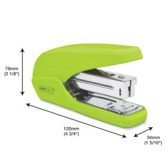 Rapesco 1395 X5-25ps Agrafeuse à Moindre Effort, Capacité de 25 Feuilles, Vert