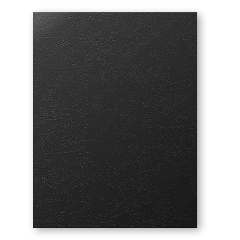 Couvertures de reliure RAYSON Leathergrain, A4, 230 g/m², couvertures avant et arrière noires, paquet de 100 Couvertures de reliure RAYSON Leathergrain, A4, 230 g/m², couvertures avant et arrière noires, paquet de 100