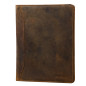 'Scott' Porte-Documents en Cuir Vintage | Chemise A4 12,2 Pouces | Organiseur de Haute qualité avec Fermeture éclair pour Affair