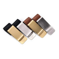 TopHomer Porte-stylo en cuir avec clip en métal pour carnet de voyage, journaux et agendas en cuir