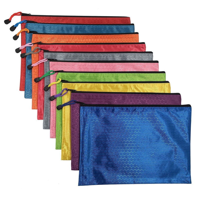 MMY-10 pcs Perles Matte Football Chemise-Paquet Portefeuille Pochette en PVC Zip Document Dossier-10pcs (A4) MMY-10 pcs Perles Matte Football Chemise-Paquet Portefeuille Pochette en PVC Zip Document Dossier-10pcs (A4)