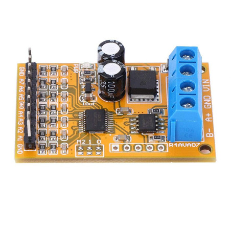 Collecteur analogique de tension RS485 7 canaux ADC Modbus RTU pour surveillance industrielle