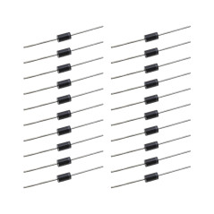 ECSiNG 20x Diode de Redressement SR5100 5A 100V Diode de Panneau Solaire à Faible Fuite Inverse Haute Efficacité pour Télévision