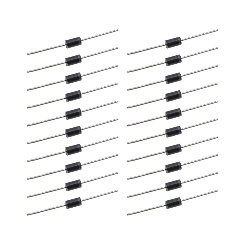 ECSiNG 20x Diode de Redressement SR5100 5A 100V Diode de Panneau Solaire à Faible Fuite Inverse Haute Efficacité pour Télévision ECSiNG 20x Diode de Redressement SR5100 5A 100V Diode de Panneau Solaire à Faible Fuite Inverse Haute Efficacité pour Télévision