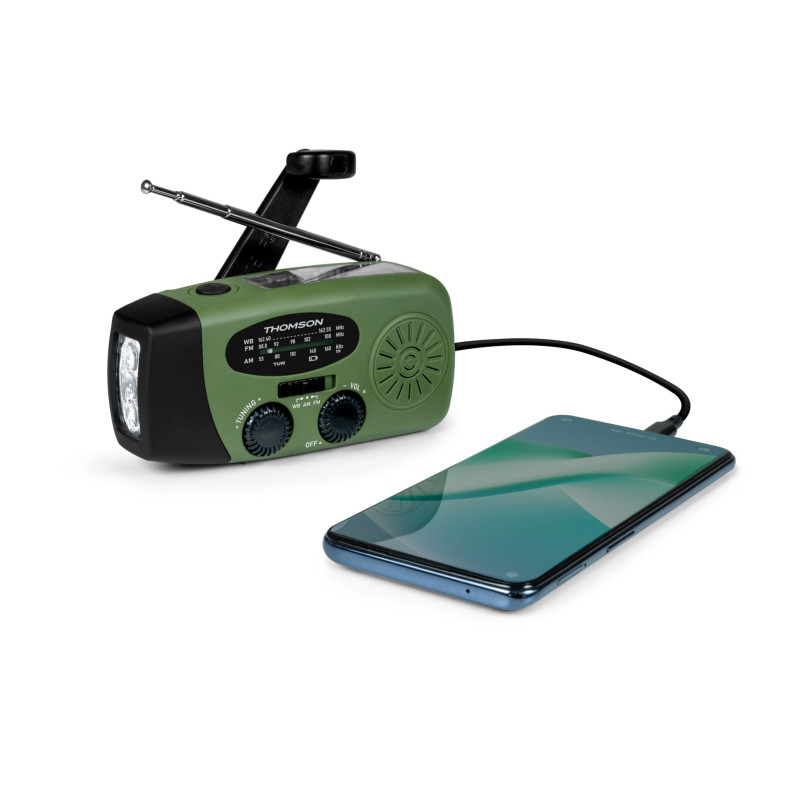 Radio FM Solaire Portable RT260,eclairage LED, Bouton SOS Alarme,Dynamo pour Recharge Manuelle, Recharge USB Batterie 2000 mAh, Radio FM Solaire Portable RT260,eclairage LED, Bouton SOS Alarme,Dynamo pour Recharge Manuelle, Recharge USB Batterie 2000 mAh,