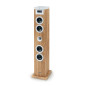 THOMSON Tour de Son Bluetooth avec Lecteur CD, Enceinte Colonne Hifi 60W, Radio FM, Port Aux et USB, MP3 et Affichage LED - Blan