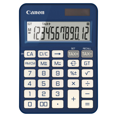 Canon KS-125KB-BL, Scientific Calculator, Suitable for School and Business, Dual Power Battery, Tax Calculations and Grand Total