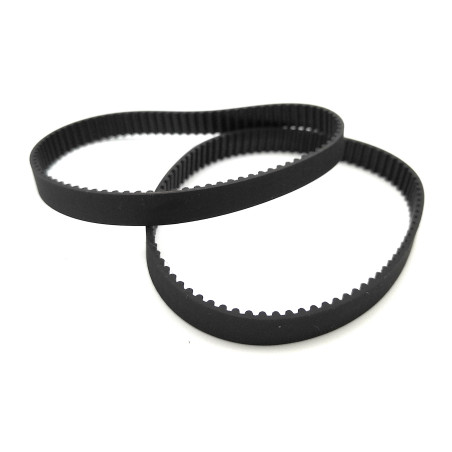 GT2 courroie synchrone/dentée 2GT-6 largeur 6mm, pas 2mm, 2 pièces (322mm)