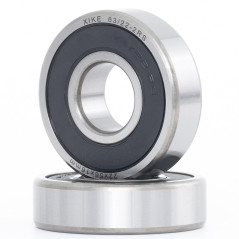 XiKe Roulement à billes 63/22-2RS (22x56x16mm) - Acier 100Cr6, doubles joints caoutchouc, pré-lubrifié - Lot de 2.