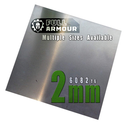 Plaque en aluminium - 2mm 200mm x 200mm (20cm x 20cm)