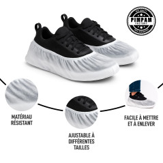 PimPam Factory - Couvre Chaussure Impermeable (Pack 300) - Sur Chaussure Jetable Pour Usage Médical, Industriel Ou Domestique - 