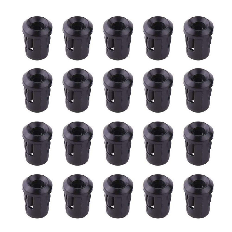 YIXISI 100pcs 3mm LED Support de Clip Plastique,Diode de Douille de Lampe en Plastique YIXISI 100pcs 3mm LED Support de Clip Plastique,Diode de Douille de Lampe en Plastique
