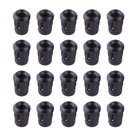 YIXISI 100pcs 3mm LED Support de Clip Plastique,Diode de Douille de Lampe en Plastique