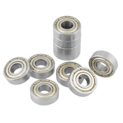 Akozon 10pcs 696ZZ roulements à Billes 6 x 15 x 5 mm en Acier Inoxydable