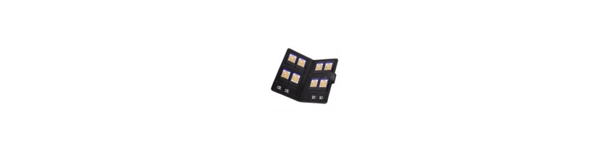 Étuis pour cartes mémoire