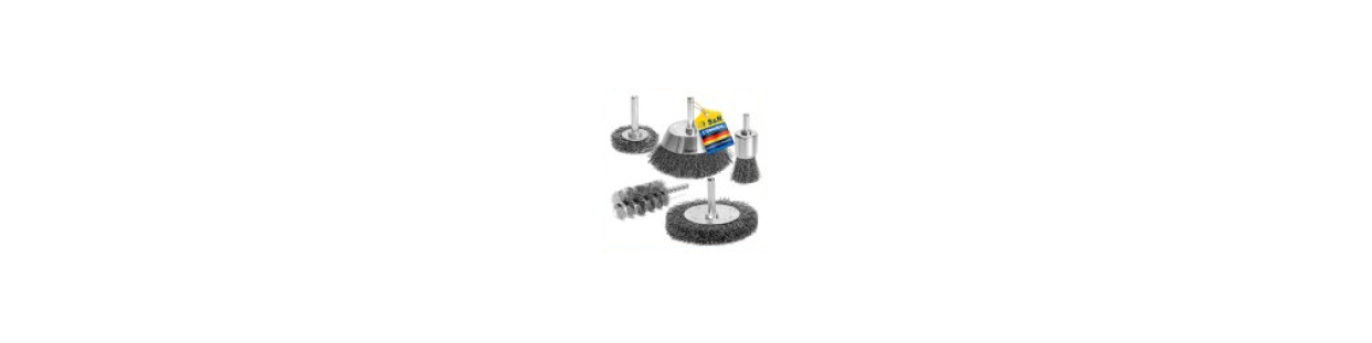 Jeux de brosses métalliques