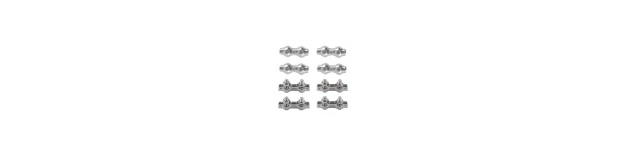 Attaches pour câbles métalliques