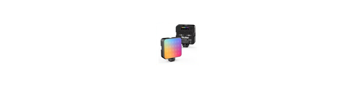 Lumières vidéo sur caméra